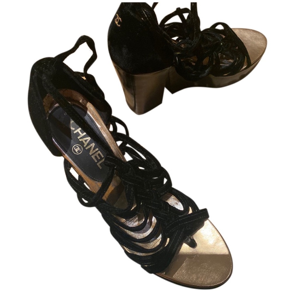 Authentic Chanel Sandals View 4